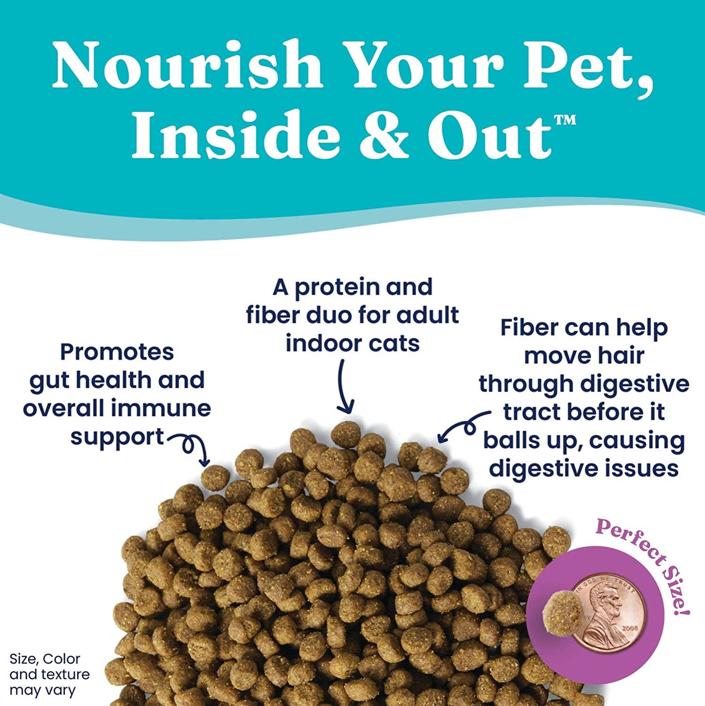 Solid Gold Indoor Dry Cat Food - Let'S Stay in Cat Food Dry Kibble for Indoor Cats - Hairball & Sensitive Stomach - Grain & Gluten Free - Probiotics & Fiber for Digestive Health - Chicken - 12Lb