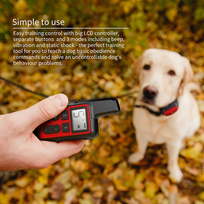 JANPET Dog Behavioral Training Vibrate & Electric Shock Collars Rechargeable Waterproof Remote Training Collar for Dogs