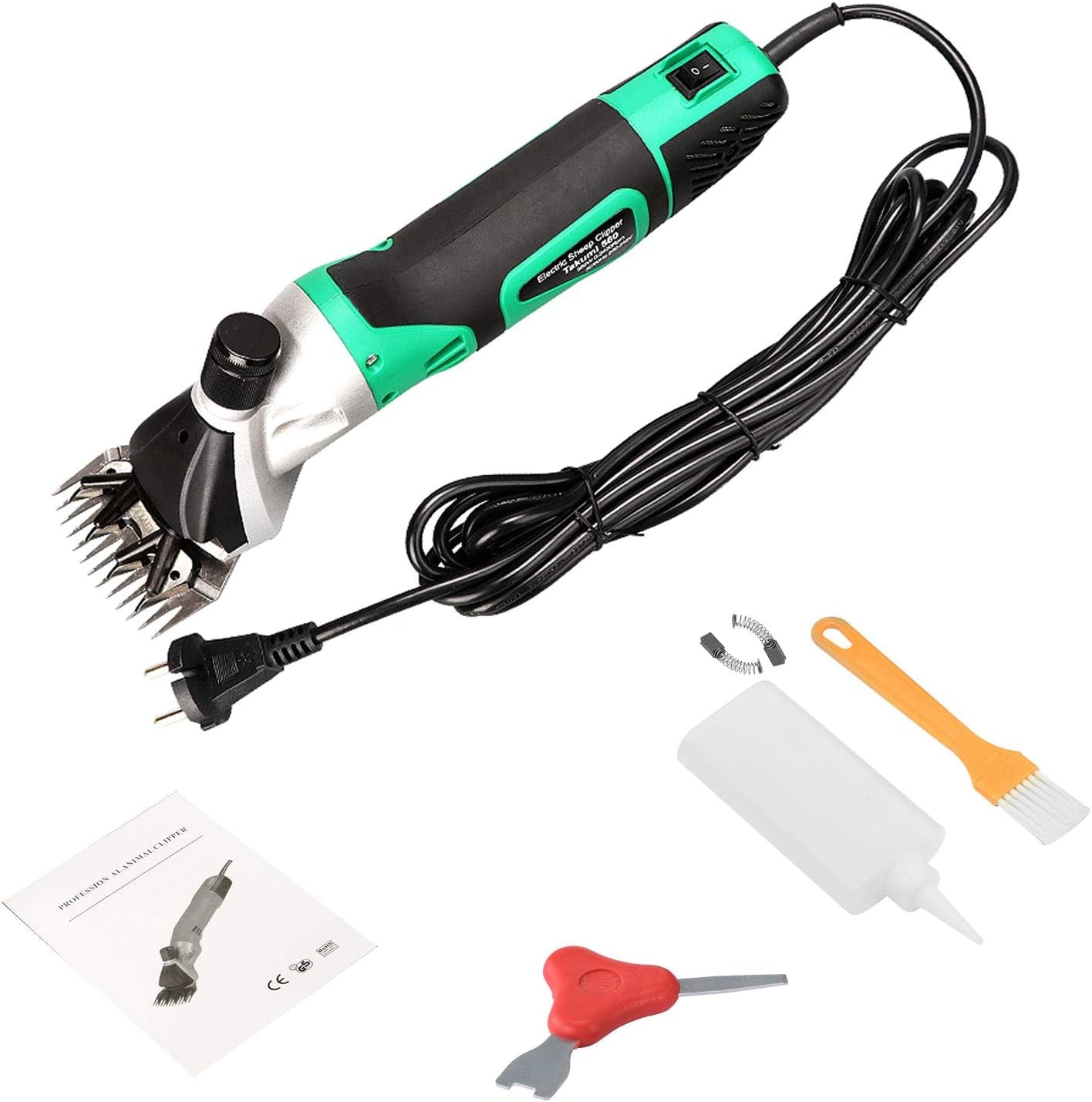 6 Speed Electric Sheep Clippers Electric Shears Hair Fur Grooming Pet Farm Supplies for Shaving Fur