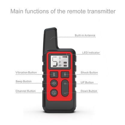 JANPET Dog Behavioral Training Vibrate & Electric Shock Collars Rechargeable Waterproof Remote Training Collar for Dogs