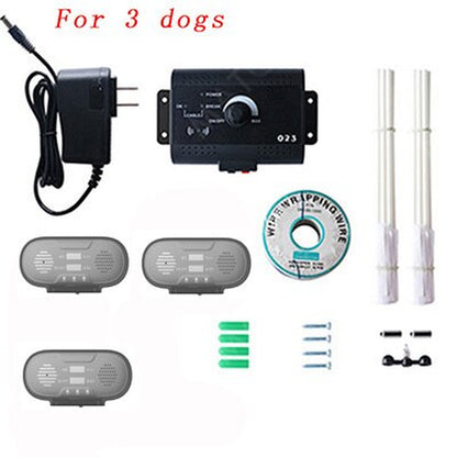 Pet Dog Electric Fence with No Electric Shock Dog Training Collars with Sound Recording Playback Buried Fence Containment System