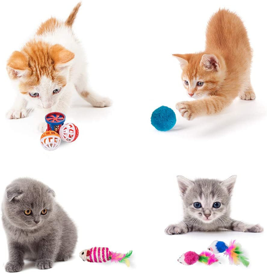 "Ultimate Cat Playtime Bundle: Multi-Way Hole Tunnel, Feather Wand, Chew Sticks, and Crinkle Toys - Perfect for Indoor and Outdoor Fun!"
