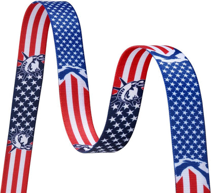 American Flag Dog Collar - Patriotic, US Flag Pattern, Star & Stripes, Fourth of July Dog Collar, Adjustable for Small Medium Large Dogs(Unique US Flag,S)