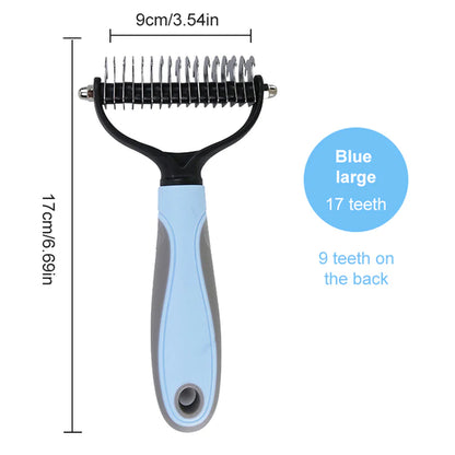 Dog Brush Pet Dog Hair Remover Cat Comb Grooming and Care Brush for Matted Long Hair and Short Hair Curly Dog Supplies Pet Items