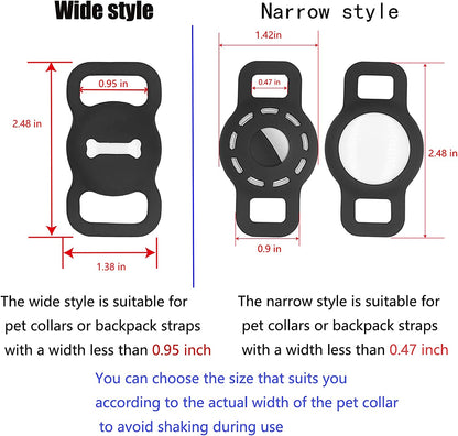 Airtag Cat Collar Holder Compatible with Apple Air Tag ,Small Animals Pets Anti-Lost Pet Collar Id Tags for Air Tags ,Anti Scratch Cat GPS Tags,Silicone Case for Cats Collar Finder Tracker Locator