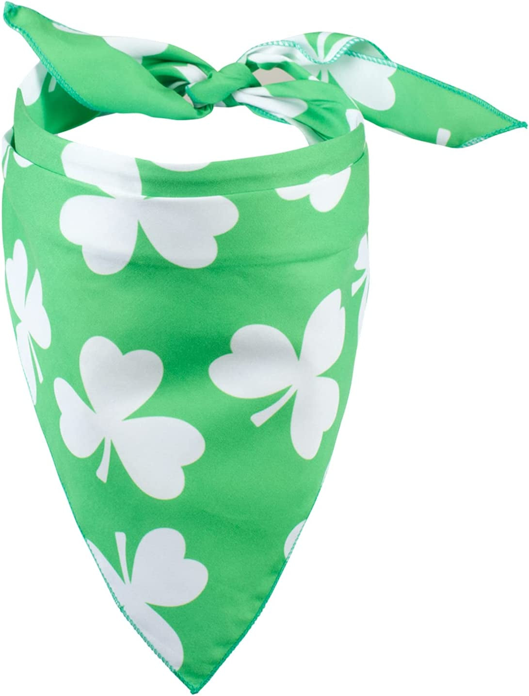 St. Patrick'S Day Dog Bandanas | 3-Pack | Lucky Shamrock Clover Bandanna| (St. Patrick'S, Large)