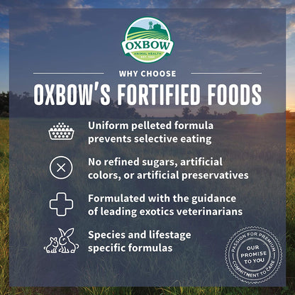 Oxbow Essentials Adult Guinea Pig Food - All Natural Adult Guinea Pig Pellets - 10 Lb.