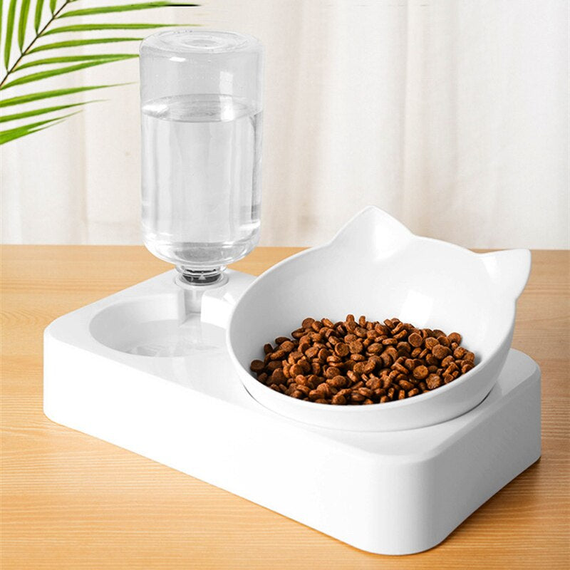 Non-Slip Double Cat Bowl Dog Bowl with Stand Pet Feeding Cat Water Bowl for Cats Food Pet Bowls for Dogs Feeder Product Supplies